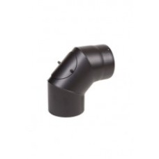 2MM 150 bocht 90° graden zwart met luik