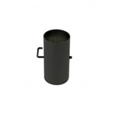 2MM 150 sectie 250 mm strak zwart met klep