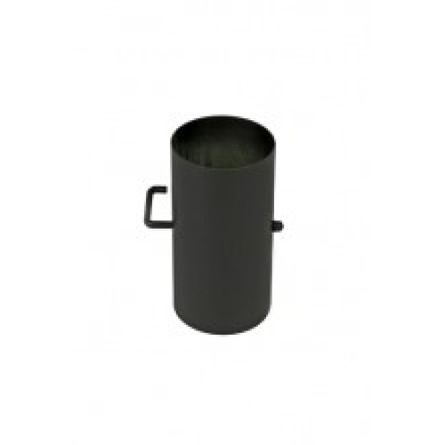 2MM 150 sectie 250 mm strak zwart met klep