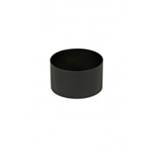 2MM 150 kachelaansluitstuk zwart