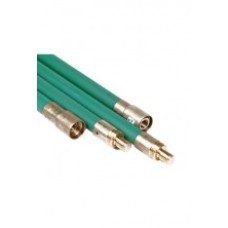 Premium flexibele stok dubbele sluiting 100cm (groen)