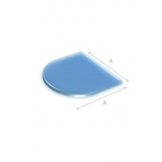 Glazen vloerplaat halfrond 100 x 100 cm 110/28 