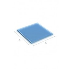 Glazen vloerplaat vierkant 80x80 cm