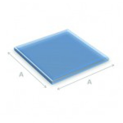 Glazen vloerplaat vierkant 90x90 cm